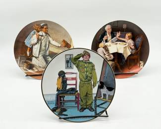 100 NormanRockwellPlates