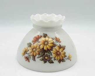 44 VintageWhiteMilkLampShade