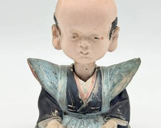 71 AntiqueJapaneseCeramicNodderFigurine
