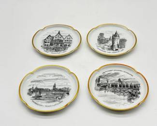 106 VintageGermanPorcelainTrinketDishes