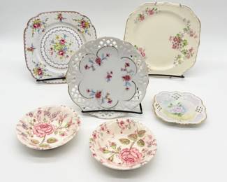 167 MixofVintagePlatesBowls