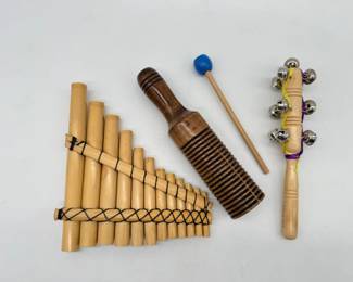 2 PanFluteGuiroJingleStick