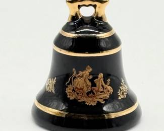 105 VintageLimogesCastelCobaltBluePorcelainBellw22KGold