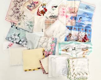 145 VintageCollectionofHandkerchiefs