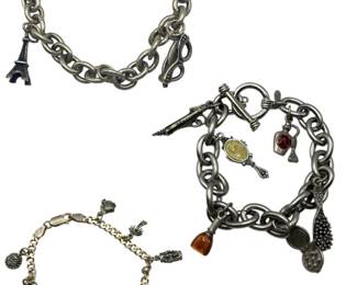 Charm Bracelet set of 3