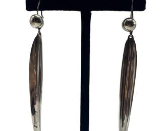 925 Sterling Silver Abstract dangle earrings
