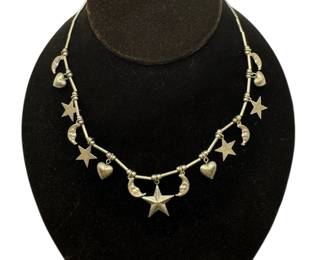 Celestial Themed Charm Necklace
