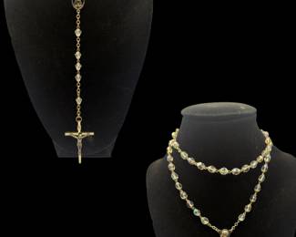Rosary Necklaces set of 2