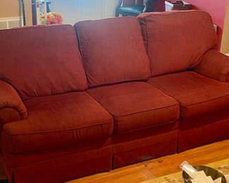 Very comfortable and well taken care of sleeper sofa