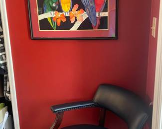 Original Parrot Painting by the Homeowner