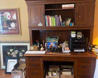 Very Nice Computer Desk, Printer/Scanner/Copier, Picture Frames, Artwork & Original Artwork