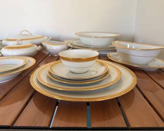 Pristine Noritake china, 8 full settings and serving ware.