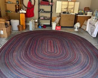 Braided rug - huge oval rug!