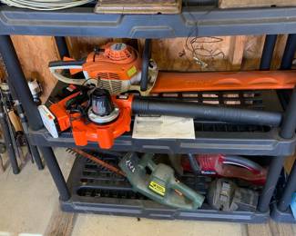 Blower, chain saw