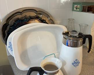 Corningware blue cornflower