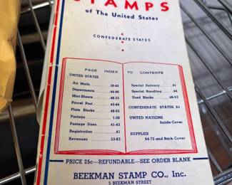 Stamp price list booklet United States 1955