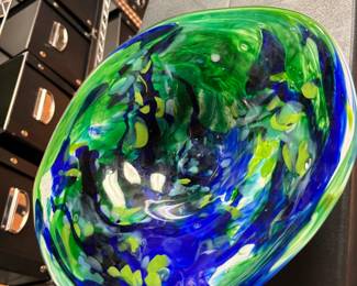 Art glass dish