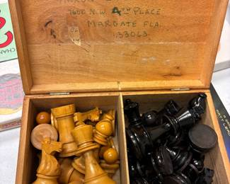 Vintage chess sets