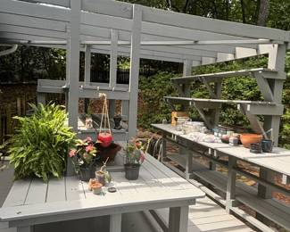Planters, plants