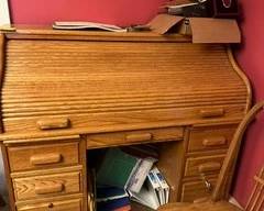 Oak Rolltop Desk