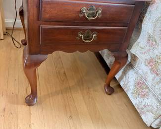 HENKEL HARRIS Solid Cherry 2 Drawers Nightstand