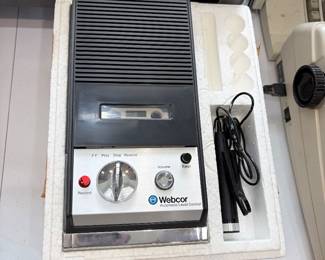 WEBCOR Automatic Level Control Cassette Tape Player