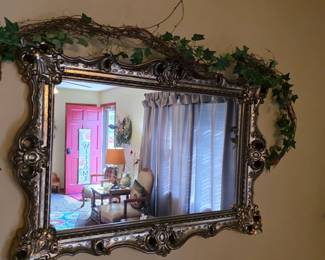 Large Ornate Framed Mirror