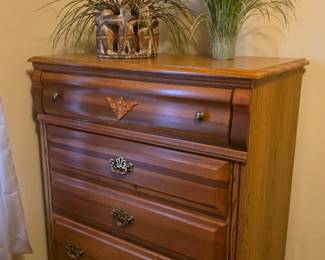 Wood Chest of Drawers