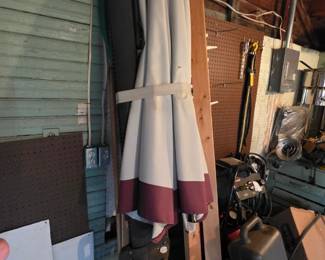 Large Weighted Patio/Pool Shade Umbrella