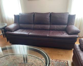 Leather Sofa in Brown