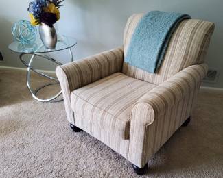 PRESALE - $65 STRIPED ARM ACCENT CHAIR