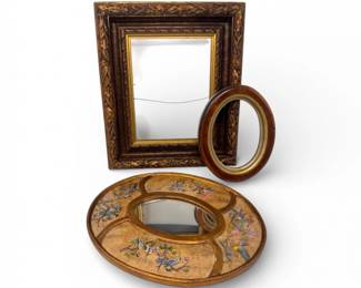 10 VintageAntiquePictureFrameswHandmadePeruMirror