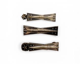 113 VintageSterlingNSMeyerRocketMissileMilitaryPins5003g