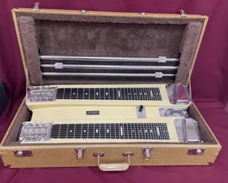  03 Vtg Fender Stringmaster Steel Guitar Blonde Finish