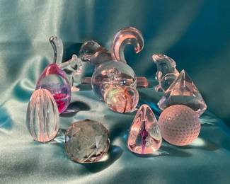 Vintage Crystal And Art Glass