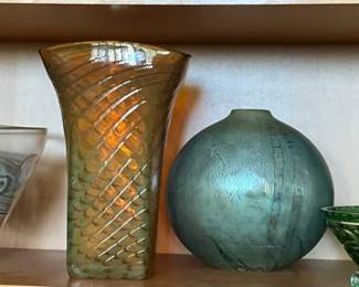 Decorative Art Glass Vases And Bowls