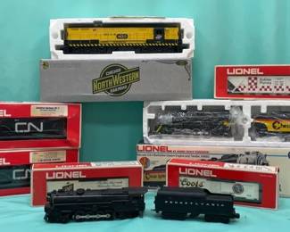 Vtg Lionel Locomotives, Steam Engine  More