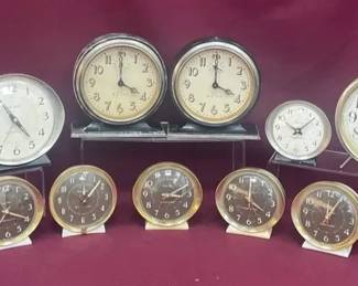 Vtg Westclox Big Ben  Baby Ben Alarm Clock Collection