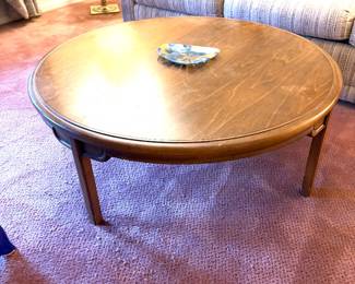 MCM round coffee table 