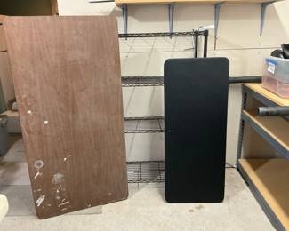 Folding Tables And Shelf