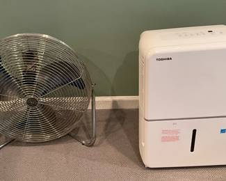 Toshiba Dehumidifier And Patton Fan