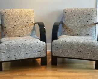 001 Art Deco Armchairs