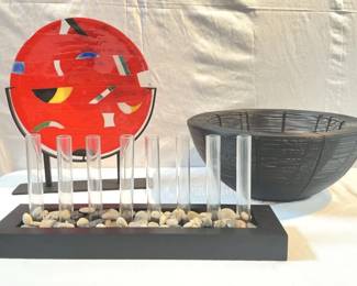 008 Nahariya Bowl And Bud Vase