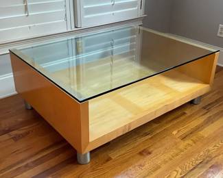 Glass Top Coffee Table