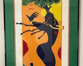 "Congo Square" oster from the New Orleans Jazz & Heritage Festival