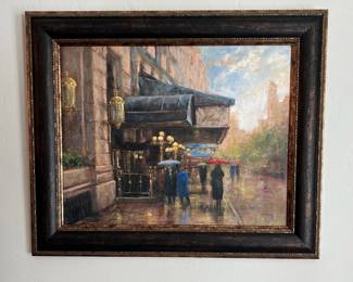 Iconic entrance of The Plaza Hotel in New York City