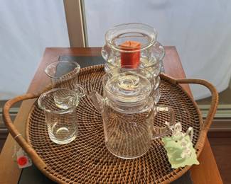 Boda Nova glass tea warmer, 8 pieces