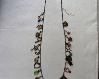 Vintage charm necklace