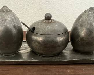 Vintage condiment set