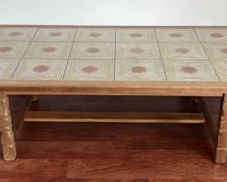 Tile top table